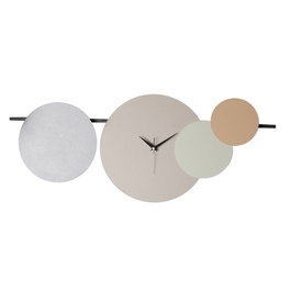 Wallity Maxico - Blue Reloj de Pared Decorativo de Metal